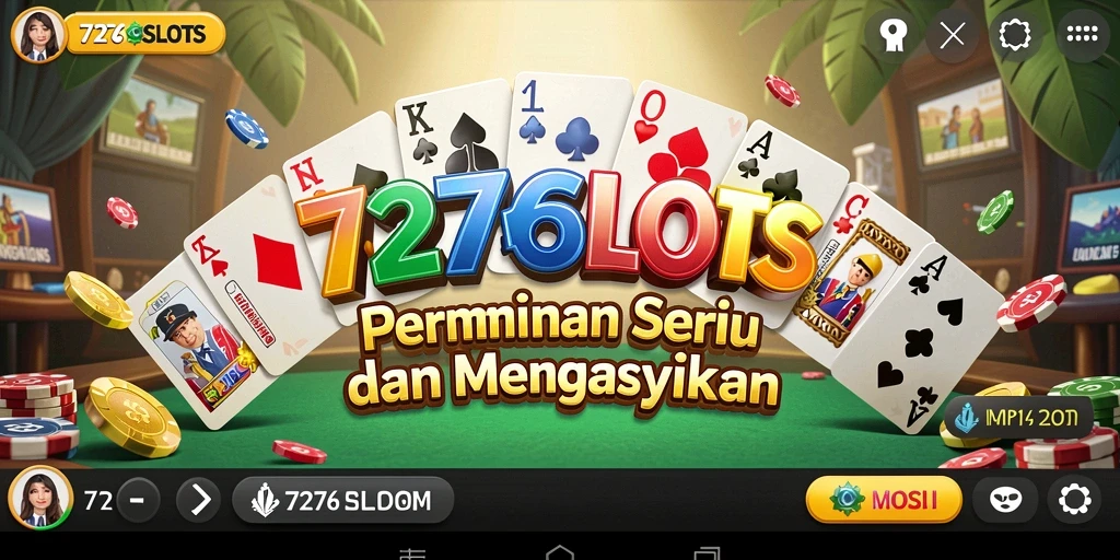 Tampilan permainan Domino di 7276SLOTS yang menarik.