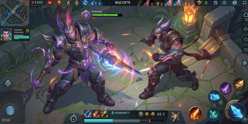 Tangkapan layar gameplay seru dari BIGCOR78 yang penuh strategi.