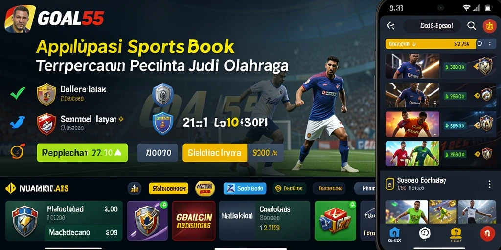 Tampilan gameplay menarik dari aplikasi Sportsbook GOAL55.
