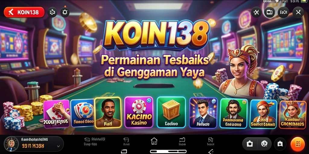 Tampilan gameplay KOIN138 yang menarik dan penuh aksi Kasino.