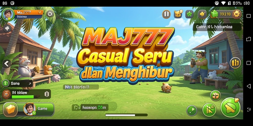 Tampilan screenshot utama MAJ777 yang menunjukkan keseruan gameplay Casual.