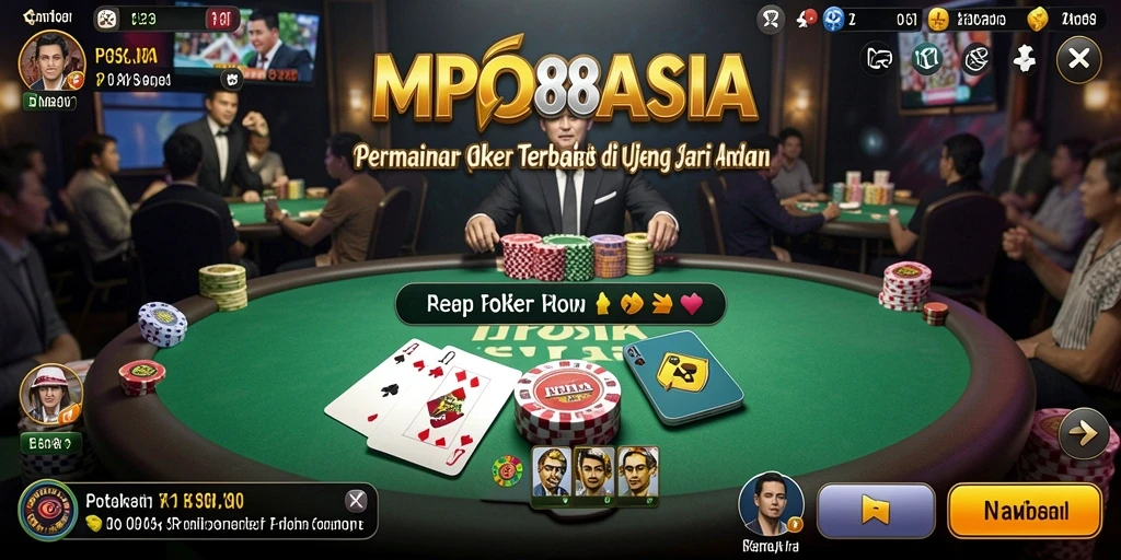 Tampilan gameplay Poker yang menarik di MPO88ASIA.