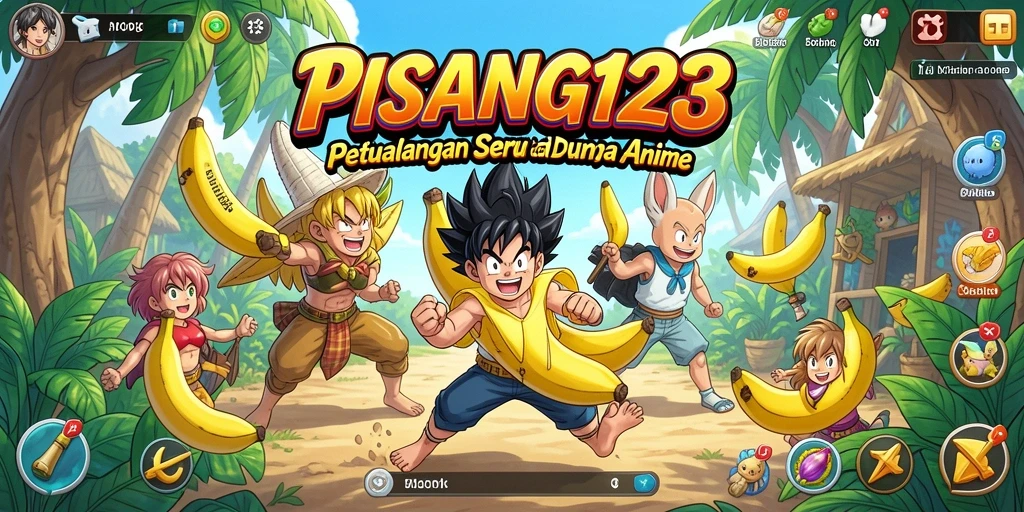 Screenshot gameplay PISANG123 menampilkan karakter anime yang beraksi dalam petualangan seru.
