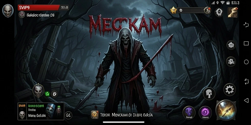 Tampilan mencekam dari gameplay SVIP9 yang penuh kengerian.