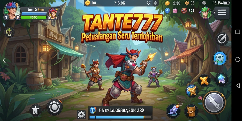 Menampilkan gameplay menakjubkan di dunia petualangan.